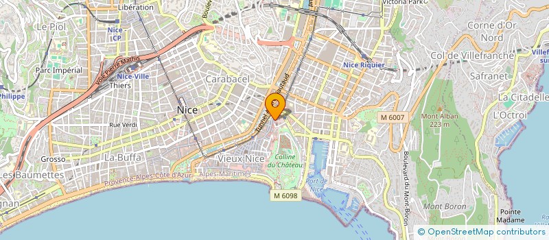 localisation de l'entreprise MADAME BRIGITTE JARRET à NICE