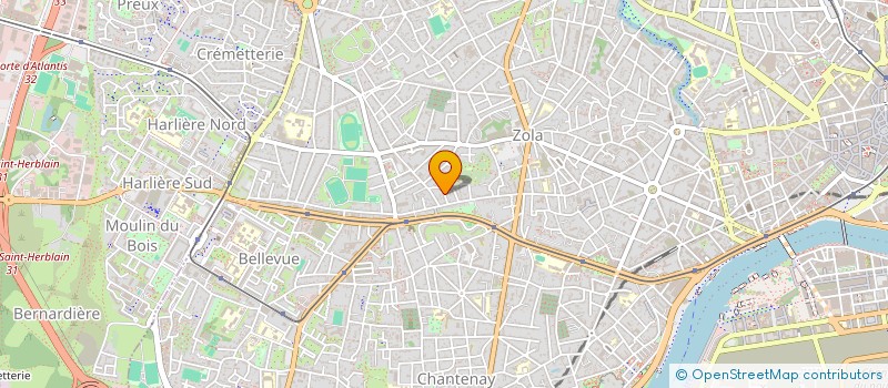 localisation de l'entreprise MADAME BRIGITTE JAUFFRINEAU à NANTES