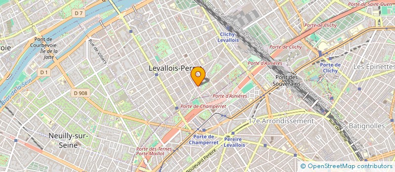localisation de l'entreprise MADAME BRIGITTE JEANNEROD à LEVALLOIS-PERRET