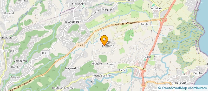 localisation de l'entreprise MADAME BRIGITTE JOBART  PETIT-BOURG