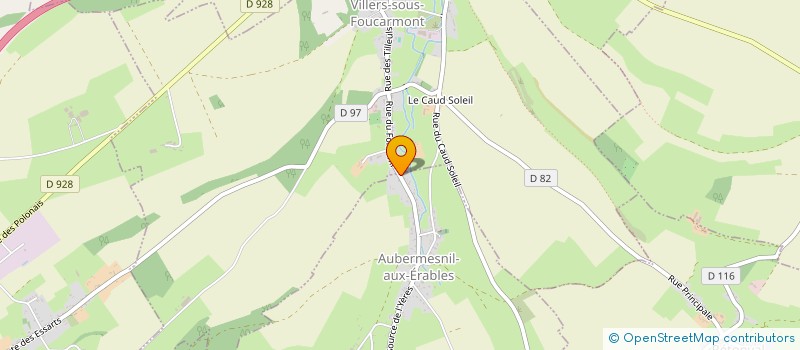 localisation de l'entreprise MADAME BRIGITTE JOBIN  AUBERMESNIL-AUX-ERABLES