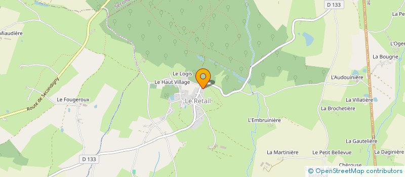 localisation de l'entreprise MADAME BRIGITTE JOUANNEAU à LE RETAIL
