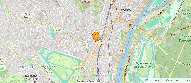 localisation de l'entreprise MADAME BRIGITTE JOUBERT à SURESNES