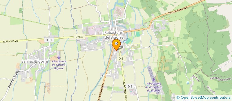 localisation de l'entreprise MADAME BRIGITTE JOURDAN  RABASTENS-DE-BIGORRE