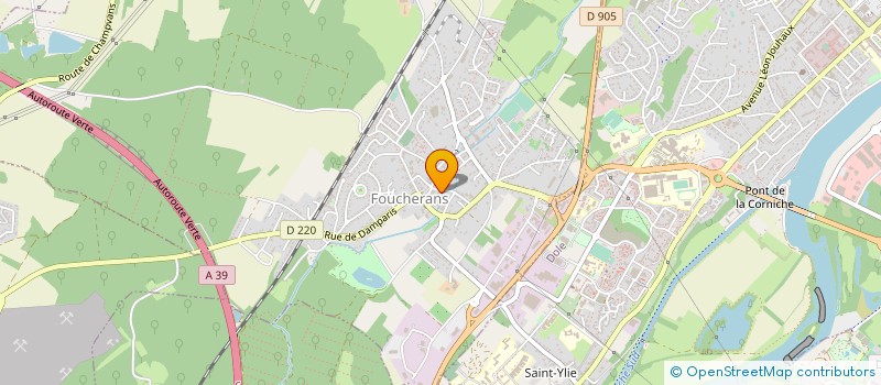 localisation de l'entreprise MADAME BRIGITTE JOURDAN  FOUCHERANS