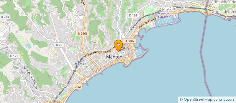 localisation de l'entreprise MADAME BRIGITTE JUDLIN à MENTON