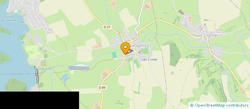 localisation de l'entreprise MADAME BRIGITTE KARLESKIND  LANGATTE