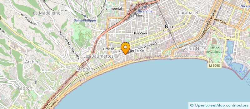 localisation de l'entreprise MADAME BRIGITTE KERMANACH à NICE