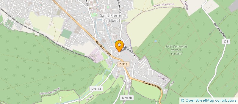 localisation de l'entreprise MADAME BRIGITTE KERSALE  SAINT-PIERRE-LES-ELBEUF