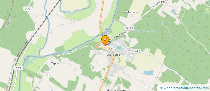 localisation de l'entreprise MADAME BRIGITTE KING  SAINT AULAYE-PUYMANGOU