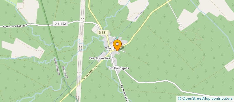 localisation de l'entreprise MADAME BRIGITTE LABAT  CABANAC-ET-VILLAGRAINS