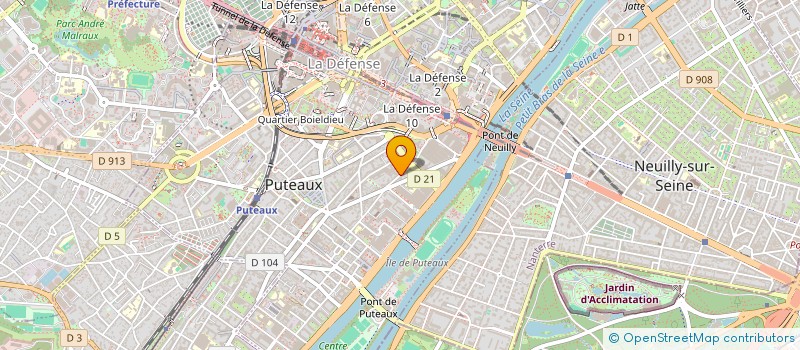 localisation de l'entreprise MADAME BRIGITTE LACROIX  PUTEAUX