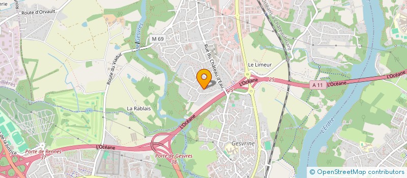 localisation de l'entreprise MADAME BRIGITTE LAFOUX à LA CHAPELLE-SUR-ERDRE