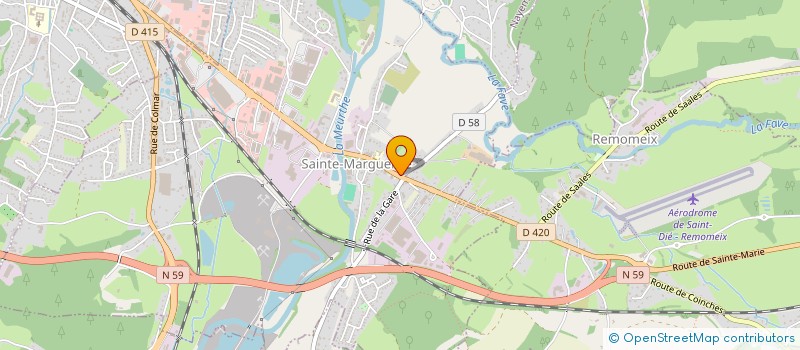 localisation de l'entreprise MADAME BRIGITTE LAHEURTE  SAINTE-MARGUERITE