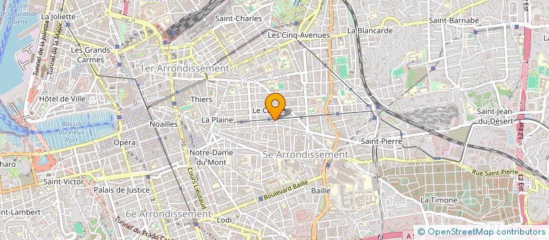 localisation de l'entreprise MADAME BRIGITTE LAJEAT à MARSEILLE