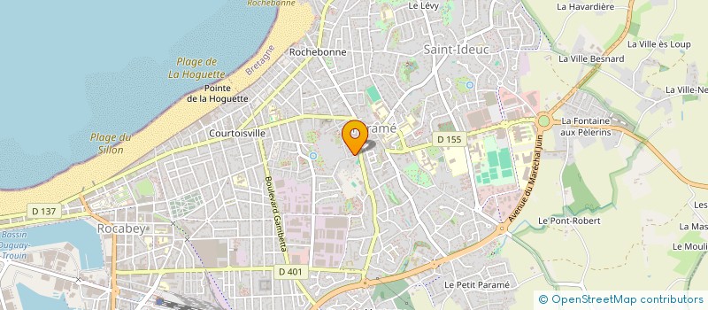 localisation de l'entreprise MADAME BRIGITTE LANDEAU  SAINT-MALO