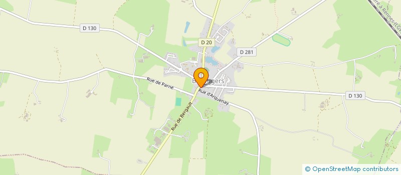 localisation de l'entreprise MADAME BRIGITTE LANGEVIN  MAISONCELLES-DU-MAINE