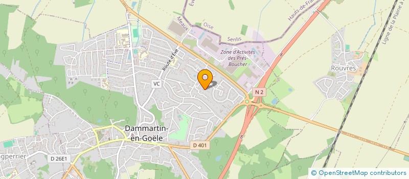 localisation de l'entreprise MADAME BRIGITTE LAPLACE à DAMMARTIN-EN-GOELE