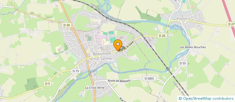 localisation de l'entreprise MADAME BRIGITTE LAPORTE  SEGRIE