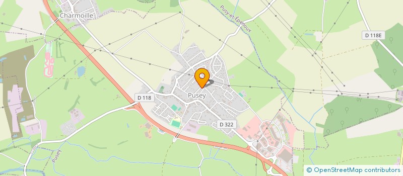 localisation de l'entreprise MADAME BRIGITTE LAQUA  PUSEY