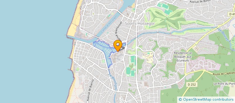 localisation de l'entreprise MADAME BRIGITTE LASSABE  CAPBRETON