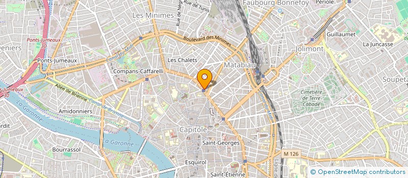 localisation de l'entreprise MADAME BRIGITTE LASSALLE  TOULOUSE