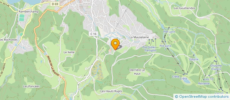localisation de l'entreprise MADAME BRIGITTE LASSAUCE à GERARDMER
