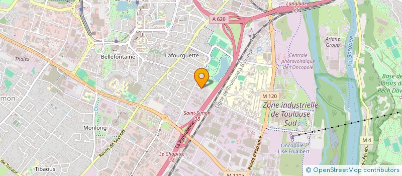 localisation de l'entreprise MADAME BRIGITTE LATAPIE  TOULOUSE