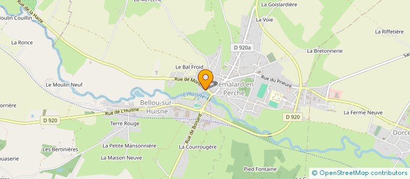 localisation de l'entreprise MADAME BRIGITTE LAUGIER à REMALARD-EN-PERCHE