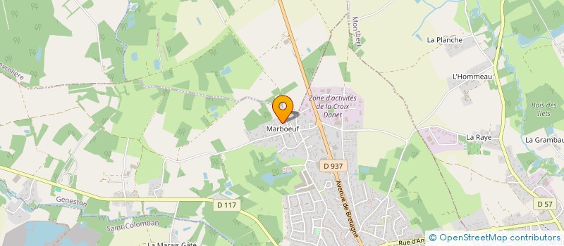 localisation de l'entreprise MADAME BRIGITTE LAURENCE BERTRAND  GENESTON