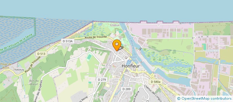 localisation de l'entreprise MADAME BRIGITTE LAURENT à HONFLEUR