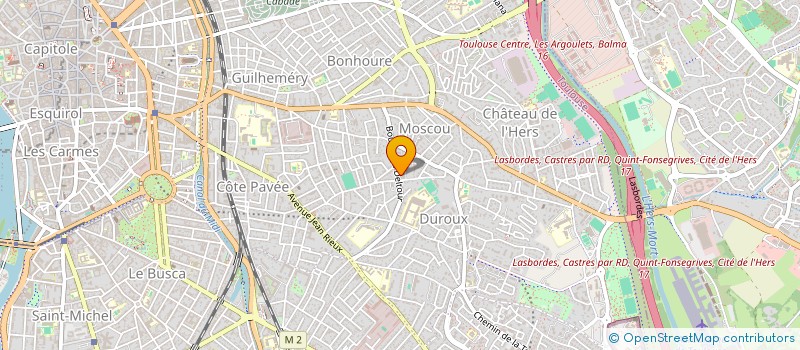 localisation de l'entreprise MADAME BRIGITTE LAVIGNE à TOULOUSE