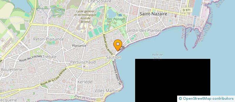 localisation de l'entreprise MADAME BRIGITTE LAVISSE  SAINT-NAZAIRE