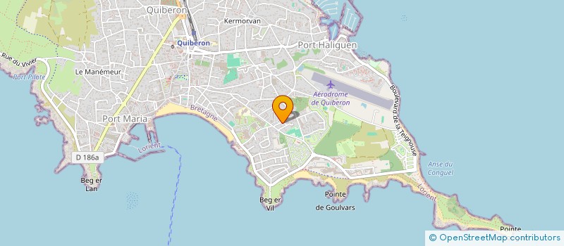 localisation de l'entreprise MADAME BRIGITTE LE DIVENAH à QUIBERON