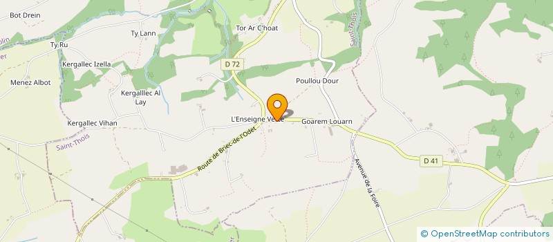 localisation de l'entreprise MADAME BRIGITTE LE GUILLOU  SAINT-THOIS