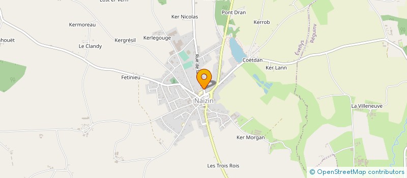 localisation de l'entreprise MADAME BRIGITTE LE HELLEY  EVELLYS