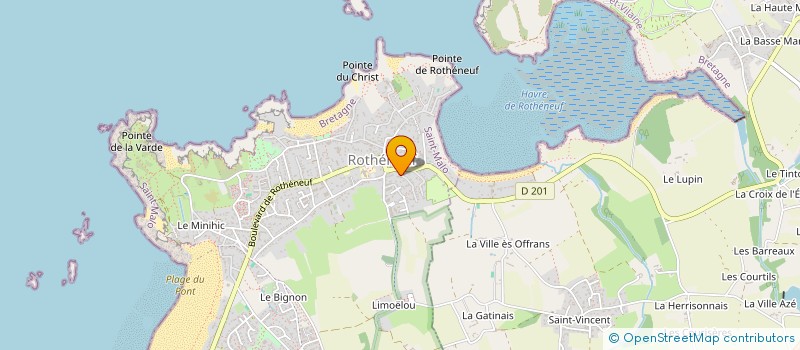 localisation de l'entreprise MADAME BRIGITTE LE MALET  SAINT-MALO