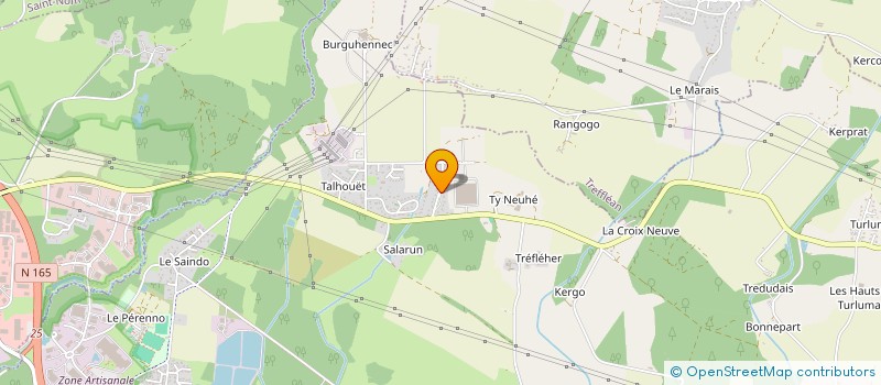 localisation de l'entreprise MADAME BRIGITTE LE TOUZIC  THEIX-NOYALO