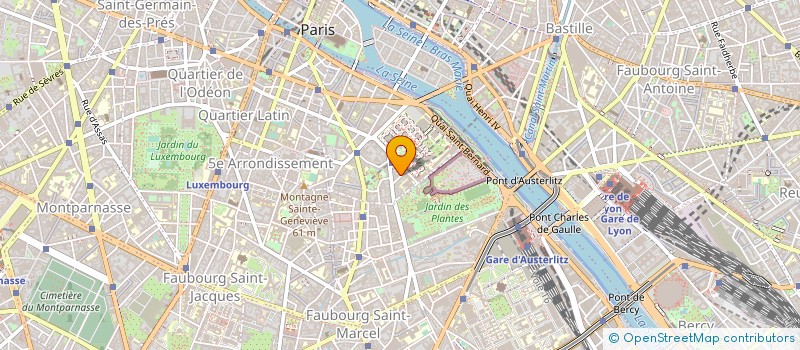 localisation de l'entreprise MADAME BRIGITTE LE VAGUERES à PARIS