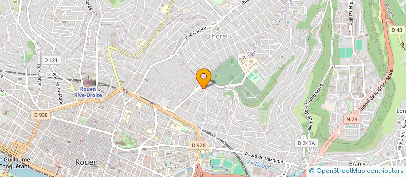 localisation de l'entreprise MADAME BRIGITTE LEBERVET  ROUEN