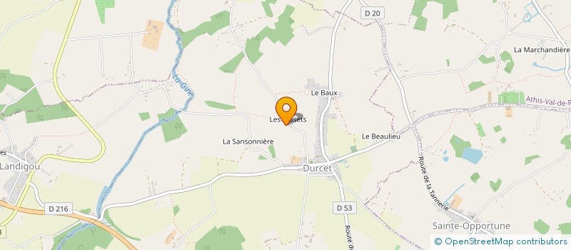 localisation de l'entreprise MADAME BRIGITTE LECOMTE à FLERS