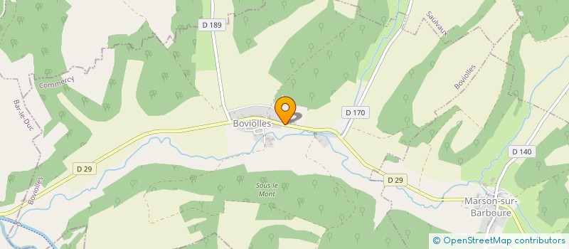 localisation de l'entreprise MADAME BRIGITTE LECULEE à BOVIOLLES