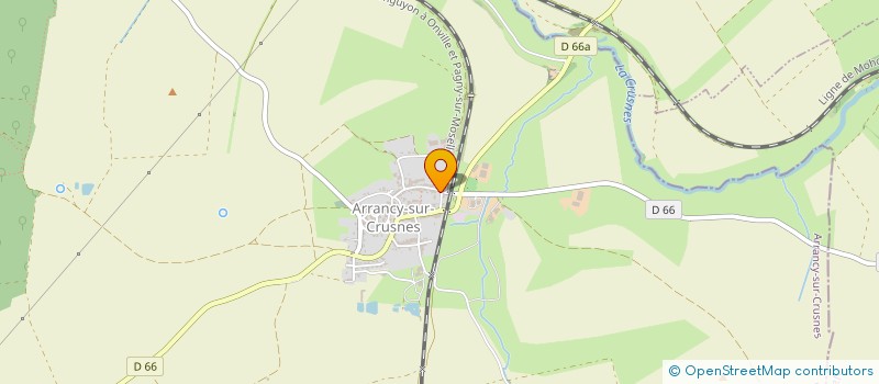 localisation de l'entreprise MADAME BRIGITTE LEFEBVRE à ARRANCY-SUR-CRUSNES