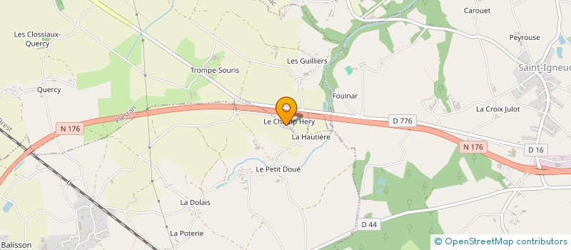 localisation de l'entreprise MADAME BRIGITTE LEFEUVRE à PLENEE-JUGON