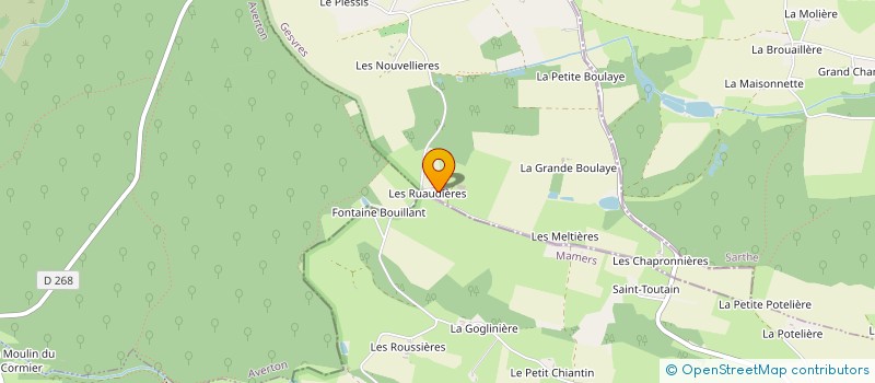 localisation de l'entreprise MADAME BRIGITTE LEFOL  GESVRES