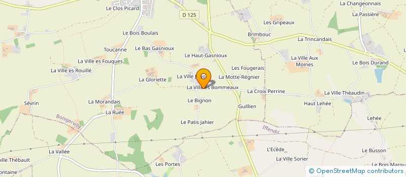 localisation de l'entreprise MADAME BRIGITTE LEGAVRE à BOISGERVILLY