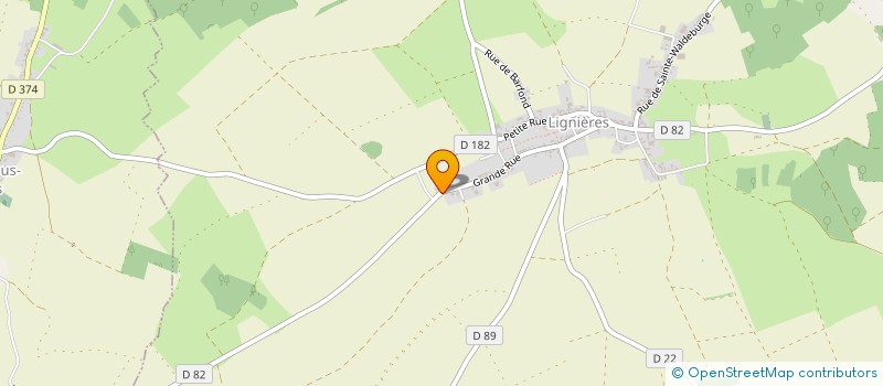 localisation de l'entreprise MADAME BRIGITTE LEGENDRE  LIGNIERES