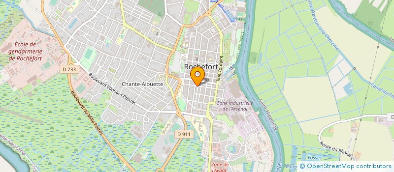 localisation de l'entreprise MADAME BRIGITTE LEGUILLON  ROCHEFORT