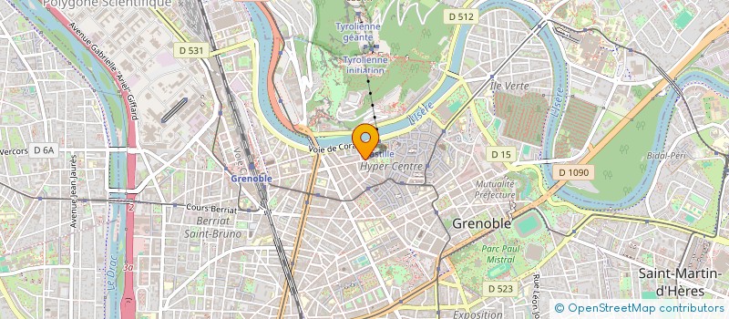 localisation de l'entreprise MADAME BRIGITTE LEHIR  GRENOBLE