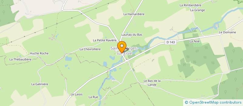 localisation de l'entreprise MADAME BRIGITTE LELONG  SAINT-GEORGES-SUR-ERVE